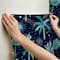 RoomMates Blue Nuit Tropicale Peel & Stick Wallpaper